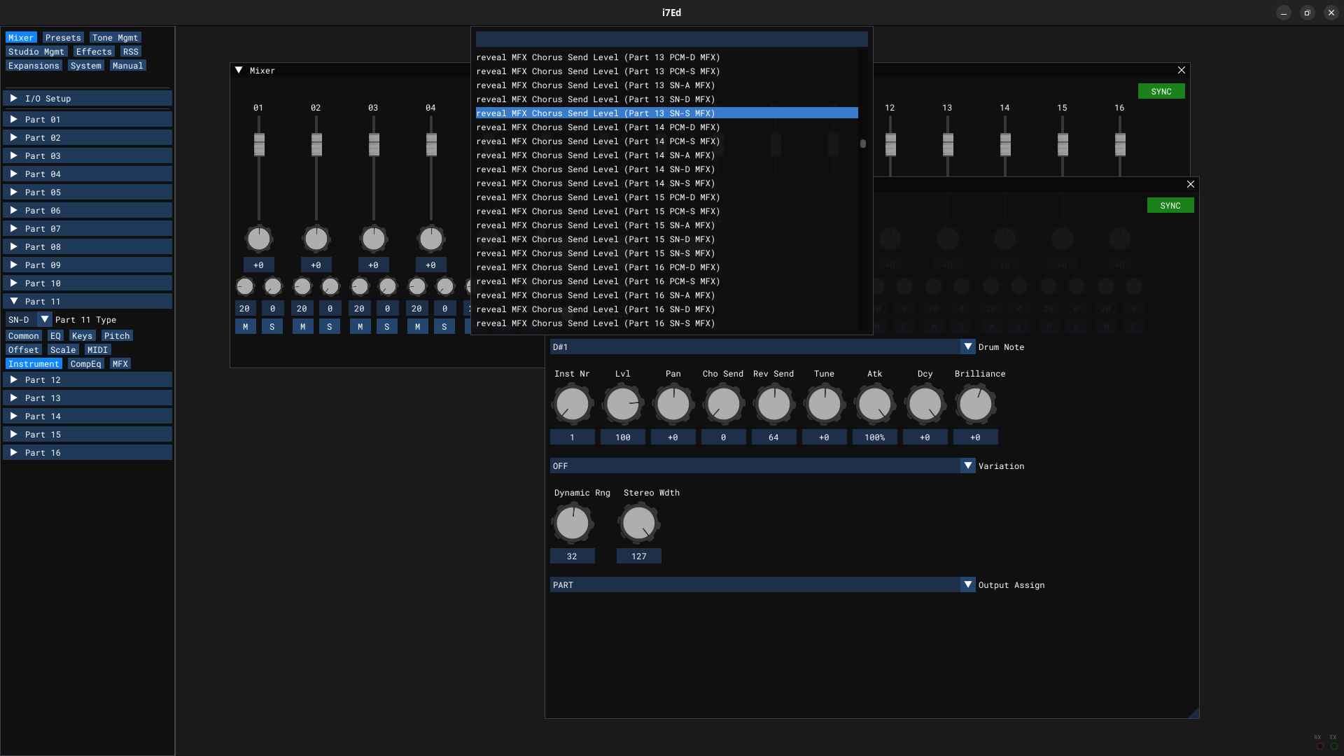 Integra-7 Editor screenshot 2