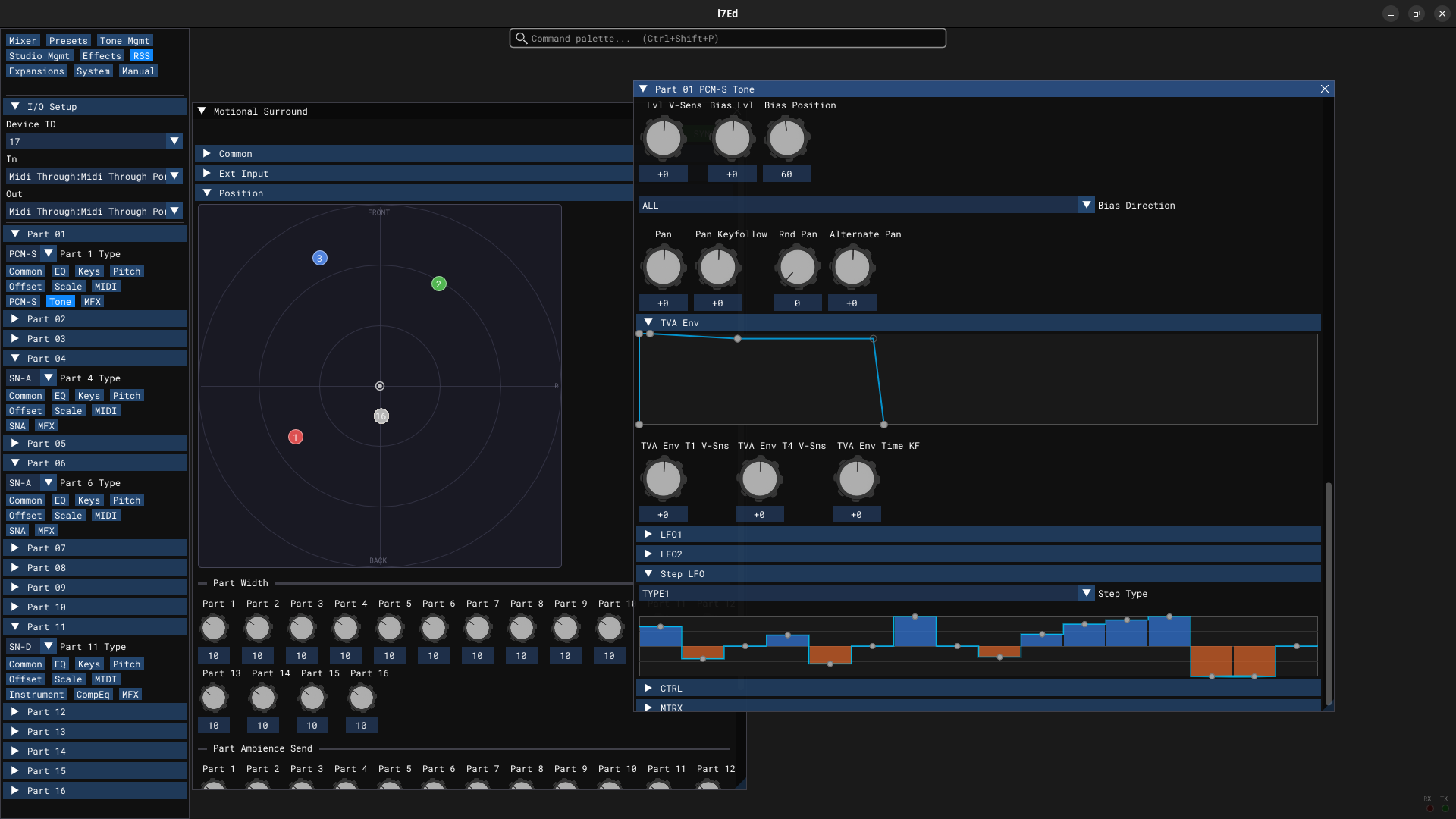 Integra-7 Editor screenshot 1